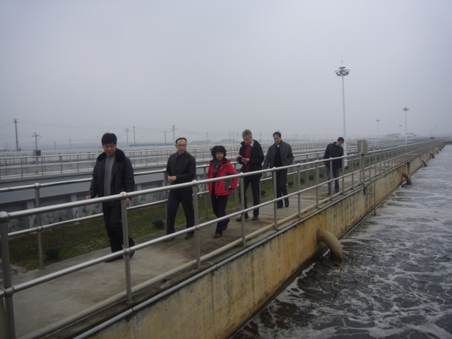 德国复兴银行专家来水务集团对中德财政合作项目嘉兴污水处理二期工程进行年度检查